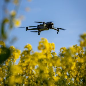 Agriculture Drone Flying